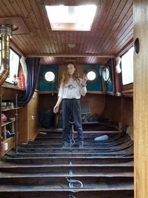 Lente inside boat before re-doing the entire interior
